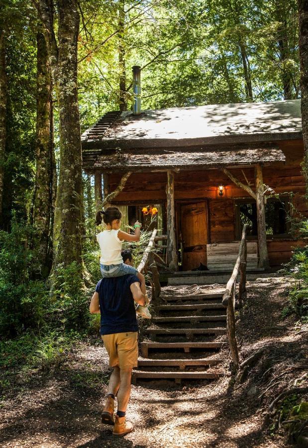 Huilo Huilo Cabanas Del Bosque Puerto Fuy Exterior photo
