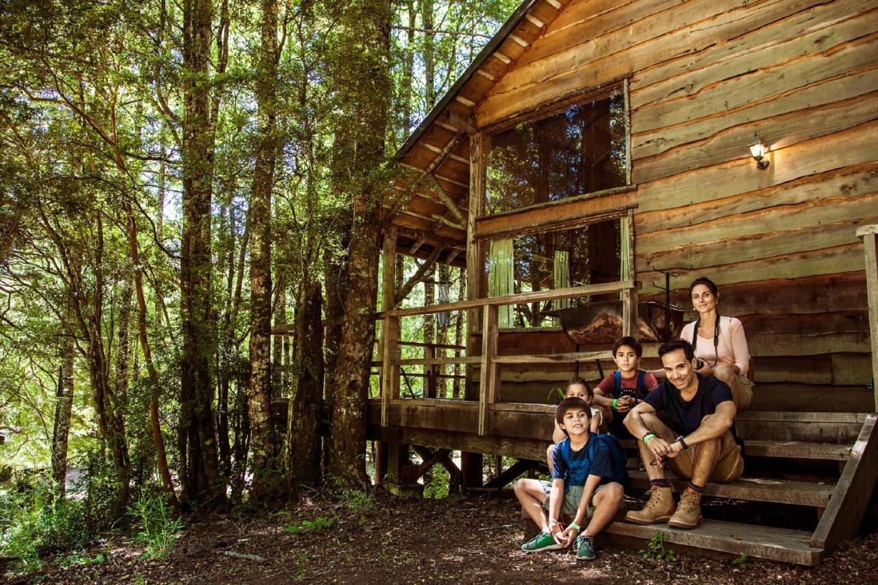 Huilo Huilo Cabanas Del Bosque Puerto Fuy Exterior photo